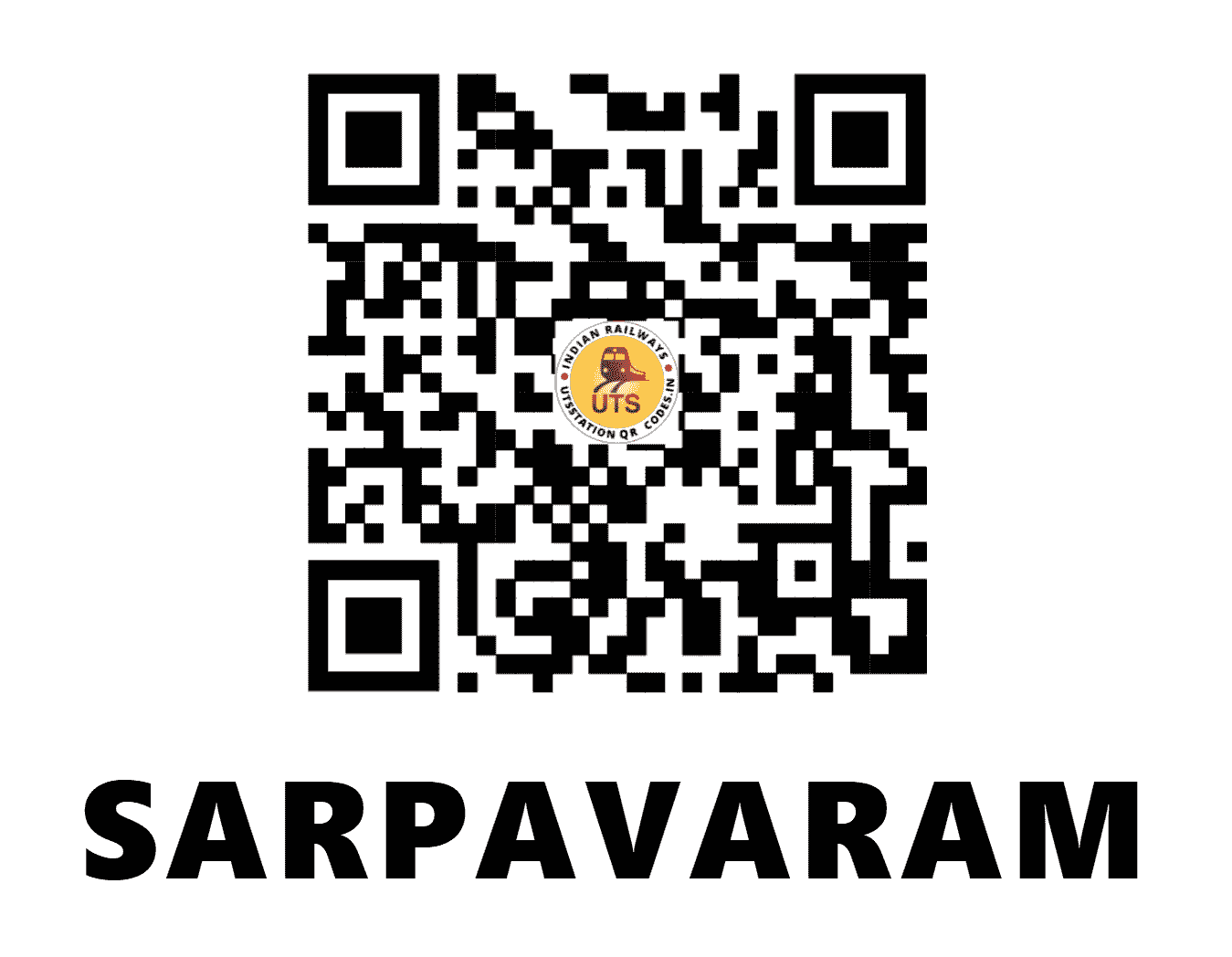 UTS QR Code for SARPAVARAM - SPVM - SC (ANDHRA PRADESH)